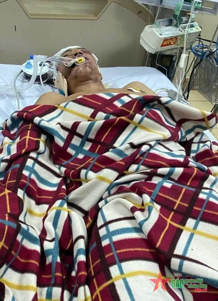 Cựu quân nhân không may gặp nạn